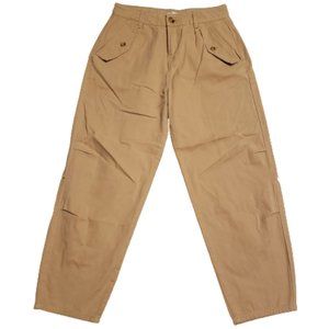 Easel Los Angeles LA Pants Tapered Wide Leg Pockets Tan Women's Small Pre-owned